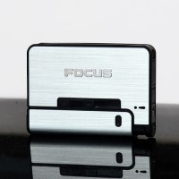 3-in-1 Cigarette Case with Built-in Lighter and Mirror – Portable Smoking Accessory